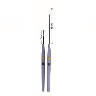 3 Pin Plug Eletrossurgical Cautery lápis com 5-13 cm de comprimento de eixo descartável