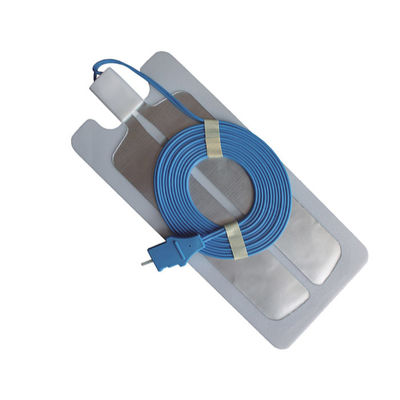 Electrocautery ESU Pad de aterragem Pad neutro de cor prateada com fio